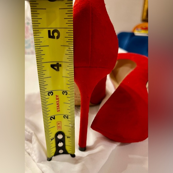 ❤️ Jimmy Choo Romy 100 red suede pumps - Picture 5 of 6